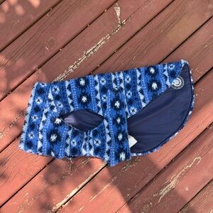 LuvGEAR Blue Patterned Dog Sweater